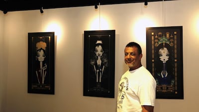 Emirati pioneer and visual artist Jalal Luqman. Jeffrey E Biteng / The National