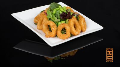 Entrée: Calamari salad; Dh15 from Sho Cho