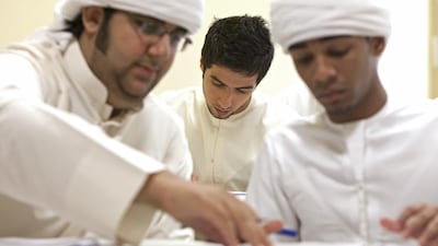 The abolition of foundation-year courses in 2018 means pupils will have to wait to see how educationalists plan to bridge the gap between school and university. Jeff Topping / The National