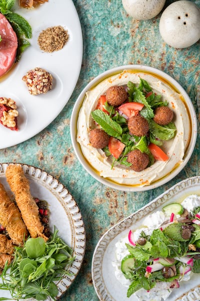 Mezze at Grand Beirut.