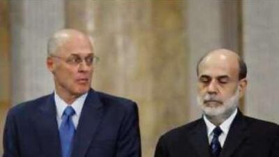 Henry Paulson, left, and Ben Bernanke have yet again bailed out ailing financial institutions.