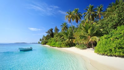 Biyadhoo island, Kaafu Atoll, part of the Maldives. Etihad will increase flights to the popular destination in the Indian Ocean. Getty
