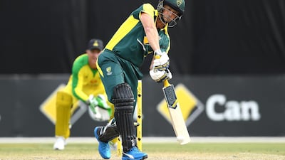 Adam Gilchrist bats during the Bushfire Cricket Bash match between the Ponting XI and the Gilchrist XI at Junction Oval. Getty Images