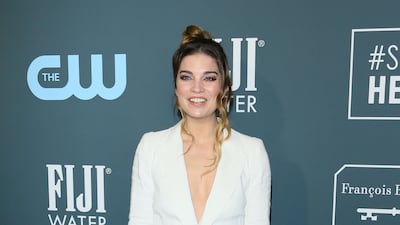 Annie Murphy arrives at the 25th annual Critics' Choice Awards on Sunday, January 12, 2020. AFP