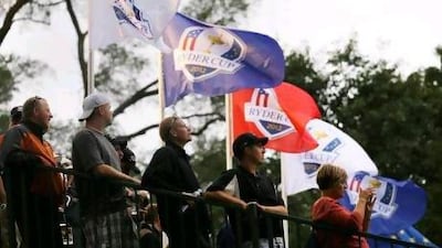 The red and blue flags of the US and Europe teams respectively are not the only reasons fans are flocking to Medinah Country Club, Illionis.