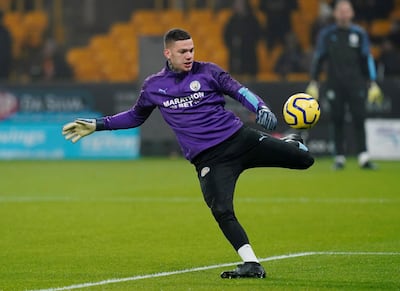 Brazilian goalkeeper Ederson moved to Manchester City in 2017 after helping Benfica win the Portuguese league and cup. Reuters
