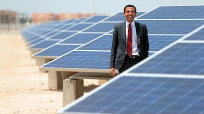 Sami Khoreibi, the chief executive of Enviromena, says there is a huge potential in the commercial and industrial solar sector. Christopher Pike / The National
