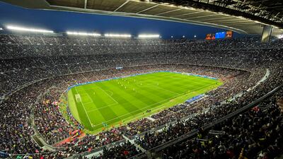 Work is expected to start on Barcelona's Camp Nou stadium in June. AP