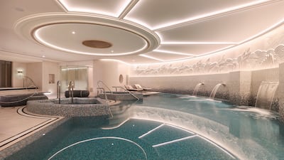 The health spa's pool. Photo: Caudwell