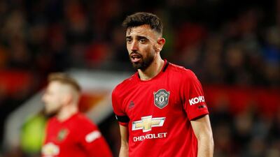 Manchester United's Bruno Fernandes. Reuters