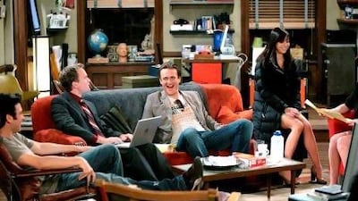 From left, Josh Radnor, Neil Patrick Harris, Jason Segel, Alyson Hannigan and Cobie Smulders.