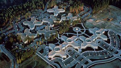 August 1989: Microsoft’s Redmond campus. Photo: Microsoft