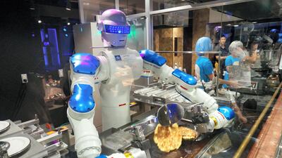 Robochefs that can prepare dishes more precisely than humans may well be the future of food. Getty