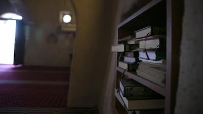 A detail in the interior of Al Bidya Mosque as seen on Sunday, March 2, 2014. Silvia Razgova / The National