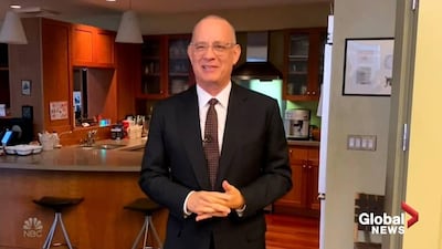 Tom Hanks made a surprise appearance as the host of 'Saturday Night Live' this weekend. YouTube / Screengrab