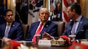 US President Donald Trump held a cabinet meeting on Wednesday. Bloomberg