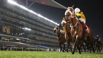 The Meydan Racecourse, which hosts the Dubai World Cup, includes a 60,000-seat grandstand and a five-star trackside hotel. Mike Young / The National