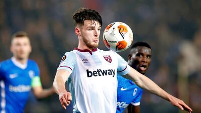 Declan Rice - 7: In-form midfielder picked up early booking for taking out the dangerous Junya Ito. Denied certain goal by last-ditch defending just before half-time after Antonio’s shot was cleared off line. Some lung-bursting runs forward in second half as Hammers stepped up gear. AP