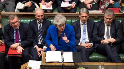 Theresa May accused opposition leader Jeremy Corbyn of failing to have an alternative Brexit plan. UK Parliament/Reuters.