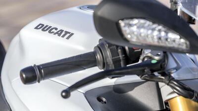 The indicators, which sit high at the front, increase visibility for other motorists. Antonie Robertson / The National