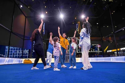 Fans can enjoy a kickabout and learn new skills at Real Madrid World. Photo: Dubai Parks and Resorts