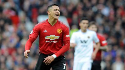 Alexis Sanchez has scored just three goals for Manchester United since arriving from Arsenal. AP Photo