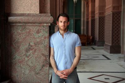 Simon Horowitz pictured at the Qudwa Conference at Emirates Palace in Abu Dhabi. Chris Whiteoak / The National
