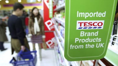 Tesco products are to be stocked by Choithrams stores across the UAE. Stephen Shaver / Bloomberg News