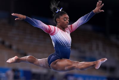Simone Biles had to withdraw from many disciplines at the 2020 Tokyo Olympics, due to a condition known as the 'twisties'. PA