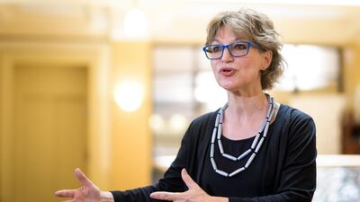 United Nation special rapporteur on extrajudicial, summary or arbitrary executions Agnes Callamard answers questions on a report of the killing of Saudi journalist Jamal Khashoggi on June 19, 2019 in Geneva. AFP