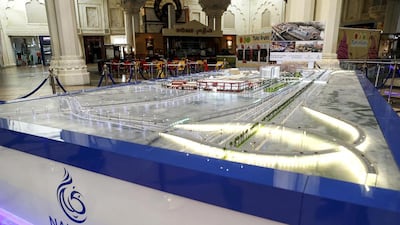 A model of the planned extension work being planned by Nakheel to Ibn Battuta Mall. Antonie Robertson / The National