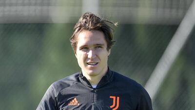 Juventus player Federico Chiesa. Getty