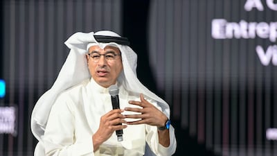 Mohamed Alabbar, speaking at the Future Hospitality Summit in Abu Dhabi, said he is excited about starting a poultry feed plant in Ethiopia. Khushnum Bhandari / The National