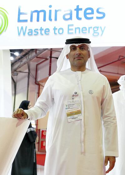 Khaled Al Huraimel, group chief executive of Bee’ah. Pawan Singh / The National