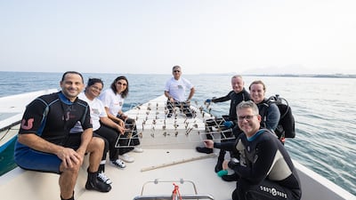 The project aims to help protect coral reefs in the UAE's waters. Canon