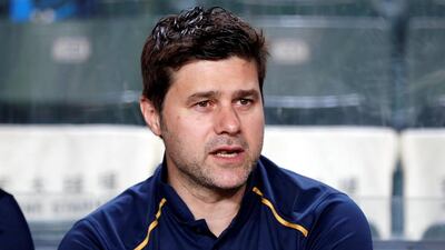 Football Soccer - Jockey Club Kitchee Centre Challenge Cup - Kitchee v Tottenham Hotspur - Hong Kong, China - 26/5/17 - Hotspur's coach Mauricio Pochettino looks on.REUTERS/Bobby Yip