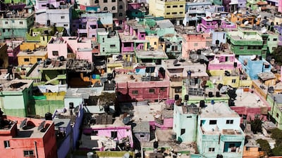 Yazan Khalili’s ‘Colour Correction’ resembles favelas in Rio. Courtesy of the Artist