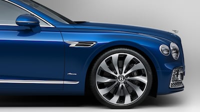The Azure's 22-inch wheels are impressive but not delicate