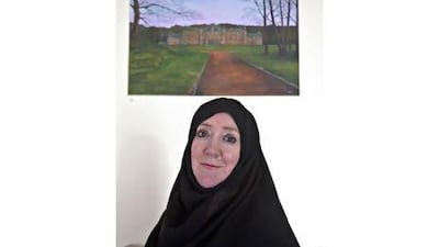 Christine, now named Umm Ahmed, moved to Ras Al Khaimah from Scotland in 1981 to marry Salah Al Shehhi. Jeff Topping / The National