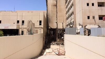 Ramadi's general hospital. In 2016 the UN described the destruction in Ramadi as “staggering” following their first assessment of the newly-liberated cityRamadi, Iraq. Sofia Barbarani / The National