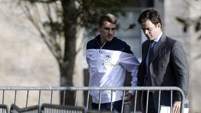 Antoine Griezmann, left, is set for his France debut in a friendly against Netherlands on Wednesday March 5, 2014. Franck Fife / AFP
