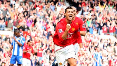 Manchester United - Cristiano Ronaldo (2007/08) 31 goals in 34 games. Getty