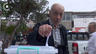 “Mokhtar Noori, a Kurdish man from Halabja, Iraq, set up a ballot box for the US elections. Sixty-two people voted within two hours – with the two candidates, Donald Trump and Joe Biden receiving an equal amount of votes.” Courtesy: Rudaw