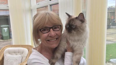 Dinky is now back in Northamptonshire, central England after being missing for two weeks in Dubai. Courtesy Donna Louise Bailey