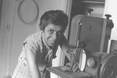 Artist Saloua Raouda Choucair was born in Beirut in 1916. Photo: Saloua Raouda Choucair Foundation