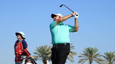 Irishman Shane Lowry in action at the Abu Dhabi HSBC Championship presented by EGA. Getty