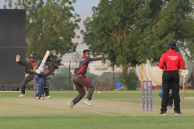 Karthik Meiyappan has made a superb start to his UAE career. Cricket Oman