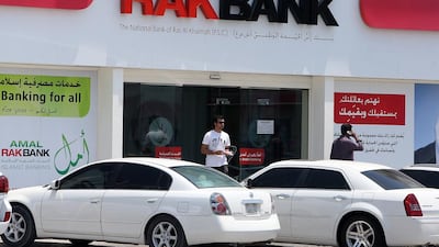 RAKBank on Tuesday reported a 25% rise in its second-quarter net profit. Pawan Singh / The National