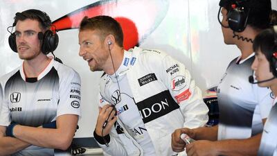 The Abu Dhabi Grand Prix will be the last race of Jenson Button's Formula One career before a one year sabbatical. Daniel Dal Zennaro / EPA