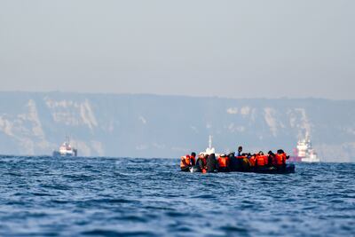 The Kurdish man came back to the UK on a small boat. Channel Rescue